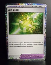Pokémon TCG - SUN SEED - 027/034 - HOLO - CLV CLASSIC COLLECTION (2023) - NM+