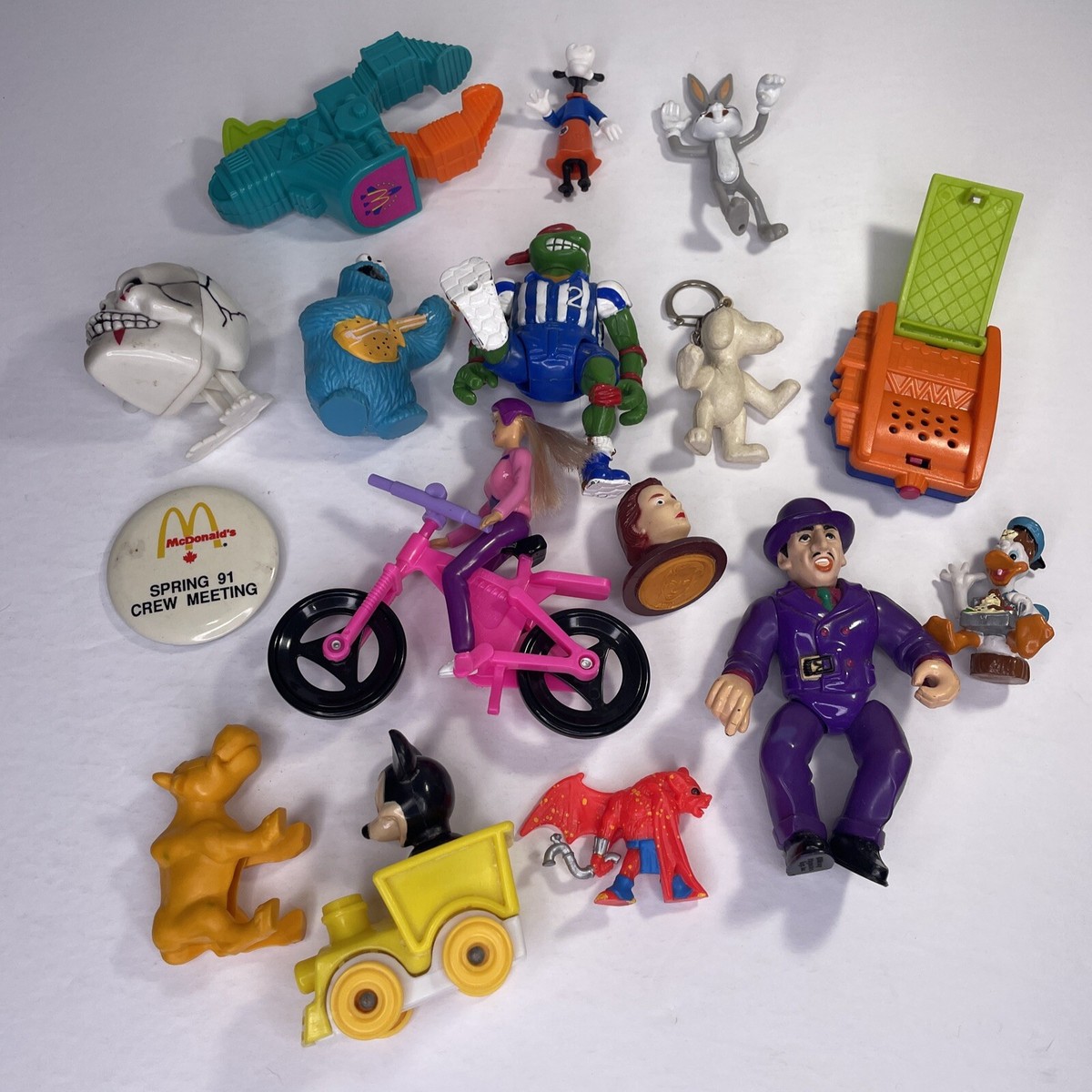 Lot of Vintage 1970-2001 Fast Food Meal Toys: Burger Kong
