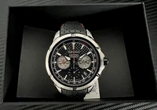 Seiko Coutura Motor Sports Race Car Architecture Quartz Chronograph  SSB437-MINT