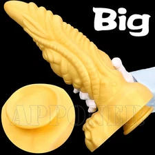 Huge Blonde Monster Dildos Anal Plug Sex Toy G-Spot Stimulation Ass Plug Fisting