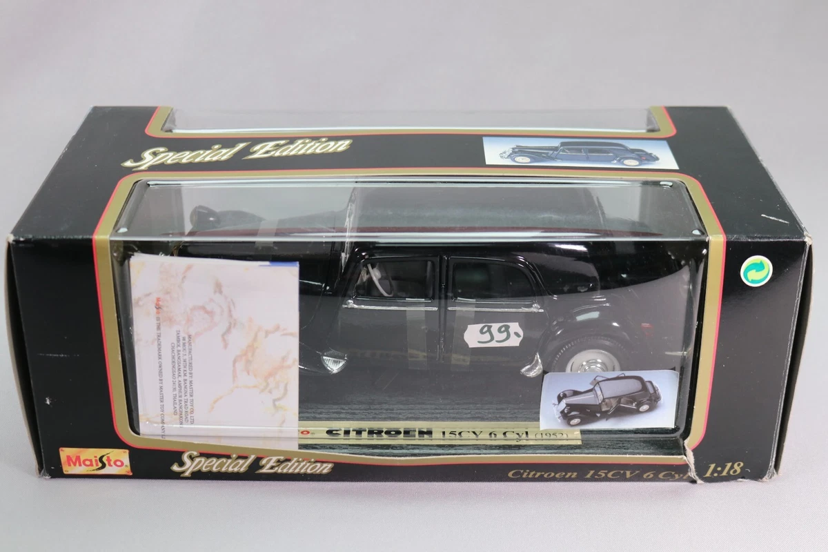 Citroën 15CV 6 Cyl 1952 Escala 1/18 Maisto 31821 - Leonardo Hobbies Citroën 15CV 6 Cyl 1952 Escala 1/18 Maisto 31821 - Leonardo Hobbies