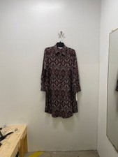FOXCROFT COLLARED LONGSLEEVE DRESS, SIZE 6, (ID#0809-385)