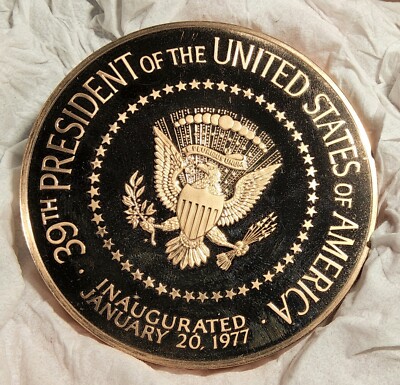 1977 PRESIDENTIAL INAUGURAL MEDAL JIMMY CARTER SOLID BRONZE PROOF