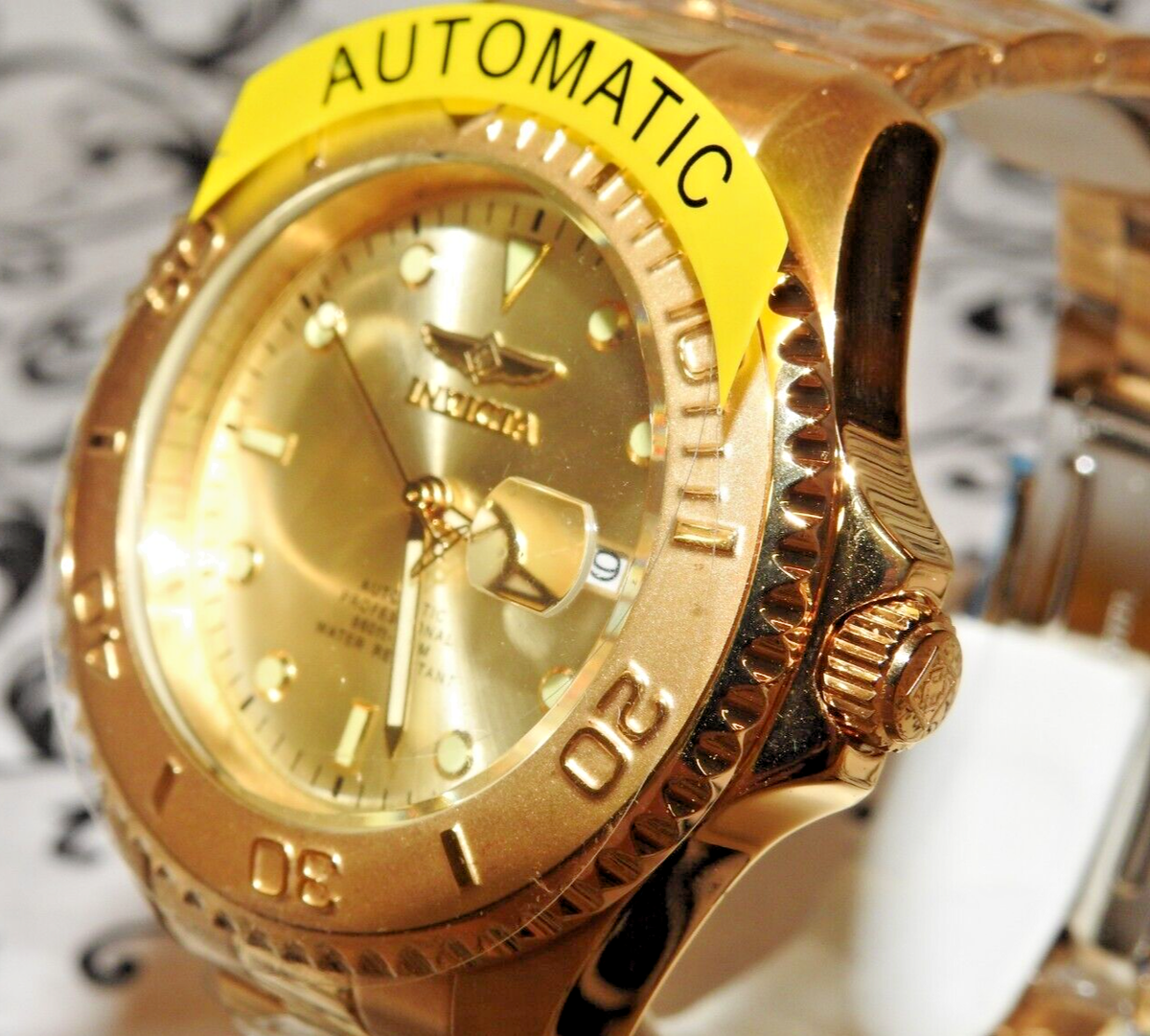 インビクタ 47mm グランドダイバー ダブルゴールド / シャンパン