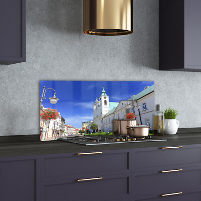 Panneau Décoratif Cuisine Sur Verre Tulup - Motif 3 Chevaux, Dimensions 120x60 Cm