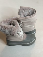 London Fog Collection Gray Pink Girls Winter Boots size 7