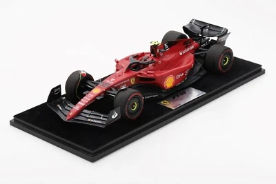 Ferrari F1-75 Carlos Sainz #55 2nd Bahrain GP 2022 1/18 Looksmart LS18F1042 F1 - Photo 1/2