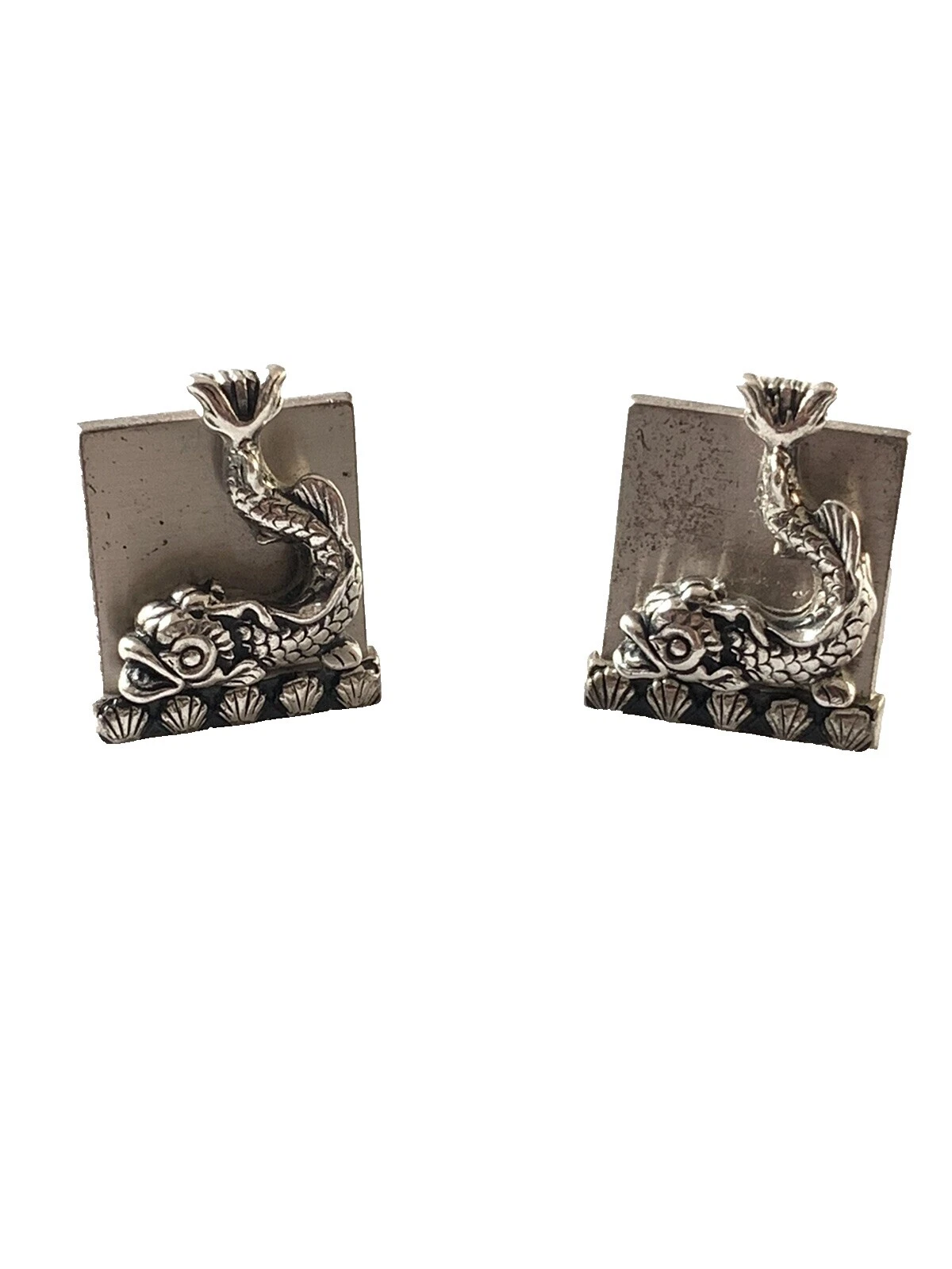 Gemelos de plata de ley Swank para hombres