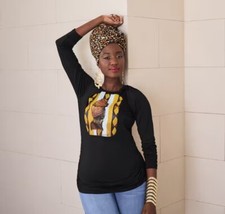 Size M Ashro Black Ethnic African American Pride Back to Africa Tee by S. Bjyrd