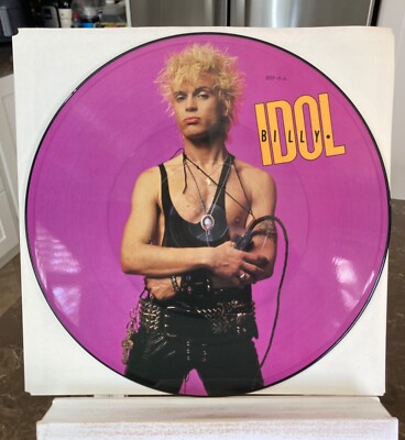 Billy Idol Picture Disc 12  Vinyl 45 RPM Chrysalis IDOLP-8