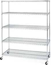 Seville Classics UltraDurable Commercial-Grade 5-Tier NSF-Certified Wire Shelvin