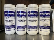 Vango II Graffiti Wipes - 40 premoistened wipes per canister - Lot of 4