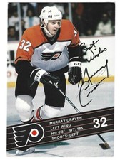TOUGH 1993 MURRAY CRAVEN, PHILADELPHIA FLYERS JC PENNEY POSTCARD !!!!!