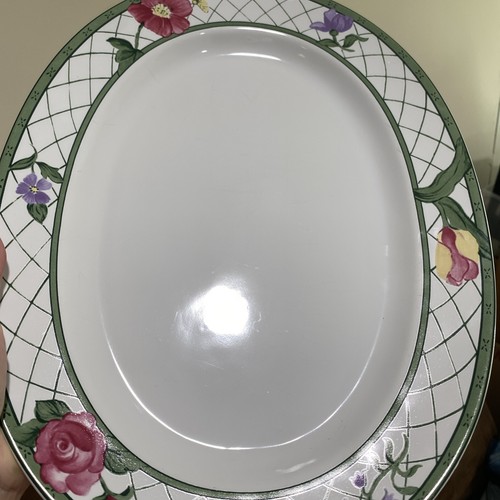 Oneida 1998 Stoneware International Country English Manor 15” Oval Platter - Picture 9 of 12