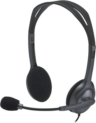Logitech H111 Kopfhörer mit Mikrofon Stereo-Headset mit Rauschunterdrückung