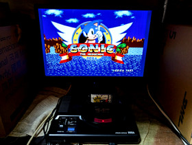 SEGA Mega Drive 16BIT Console Sonic Japan  Box