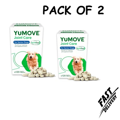 YUMOVE Yu-MOVE Senior Dog Joint Supplement Joint Aid for Senior Dogs Aged 8+ 240 Tablet