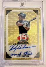 Rickey Henderson Cards, Rookie Card and Autographed Memorabilia Guide 18