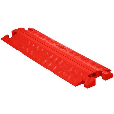 Cable Protector, 1-5/8 in H, 36 in L, 11-1/2 in W, 1 Channel, Polyurethane,