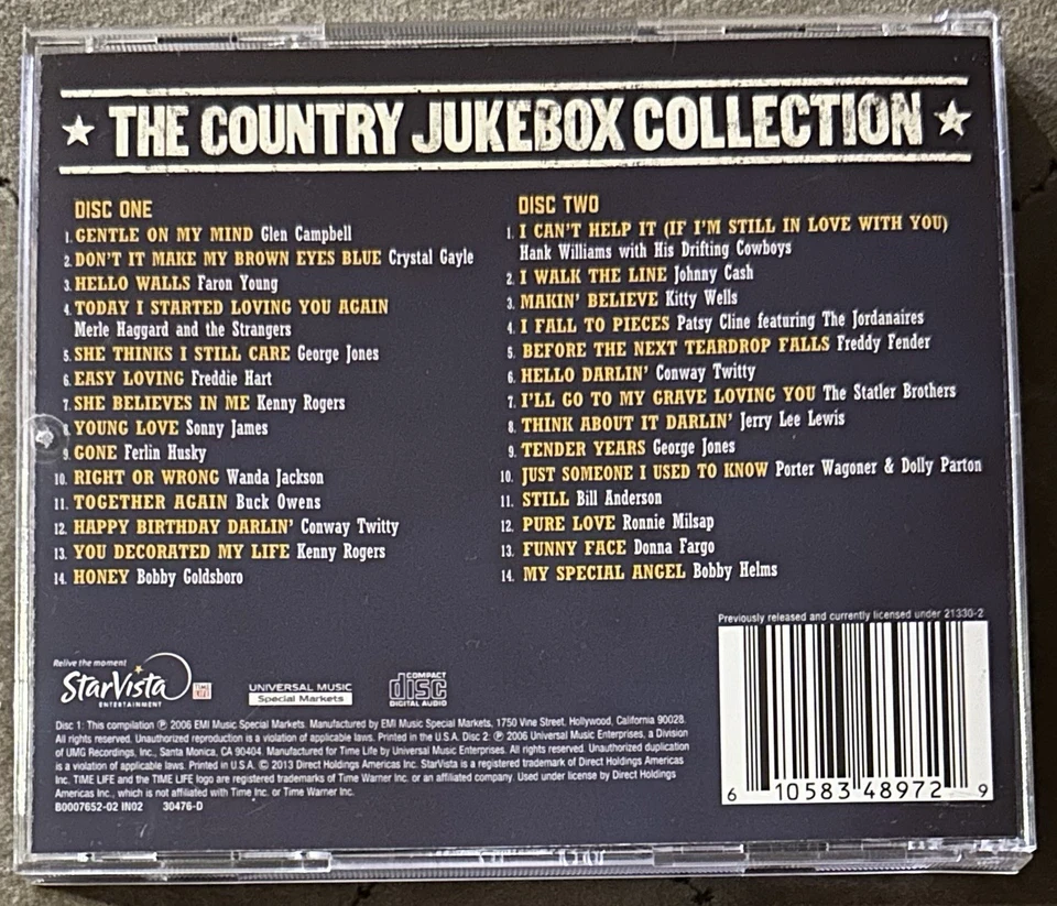 The Country Jukebox Collection: I Walk The Line (CD, 2 Discs, 2013) - Image 4 of 4