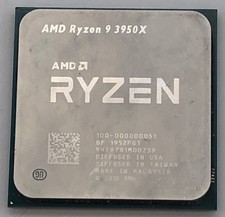 AMD Ryzen 9 3950X Desktop Processor 4.7GHz, 16 Cores, Socket AM4 -100-000000051