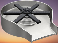 KRAUS KGR-500SFS CleanMate Glass Rinser Spot-Free Stainless Steel Kitchen Sink