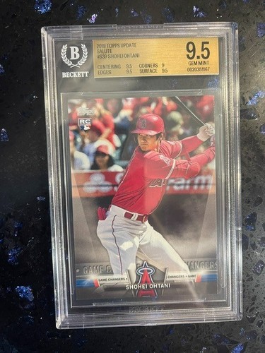 2018 Topps Update Salute Shohei Ohtani #S39 Rookie RC🔥BGS 9.5 GOLD Label SP