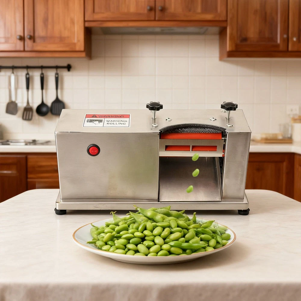 Electric Bean Pea Sheller Machine 110V Edamame Pea Bean Soy Sheller 22LBS/H