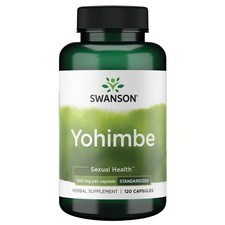 Swanson Yohimbe, Standardized, Herbal Supplement, 500 mg/ 120 Caps