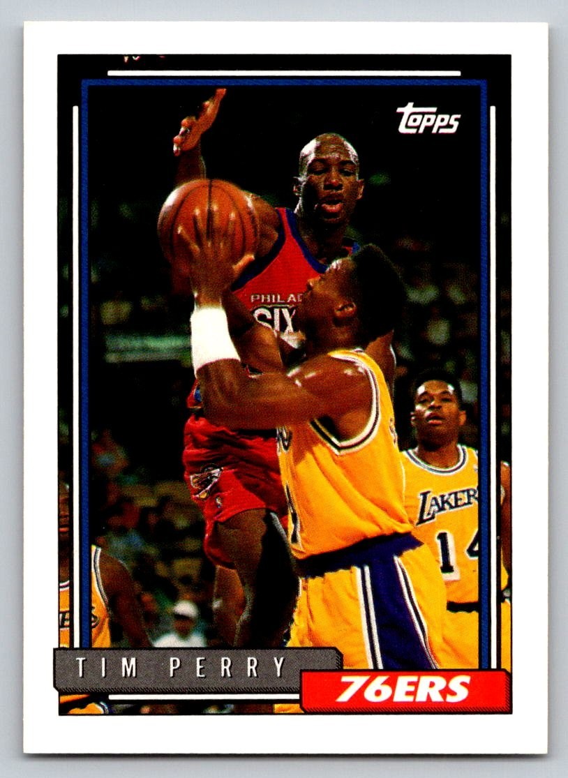 1992-93 Topps - Tim Perry #312  