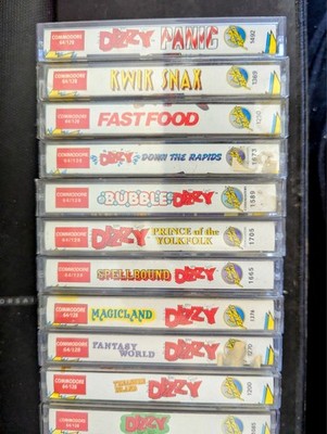 Dizzy Codemasters Spiele für Commodore (Multi-Listing)