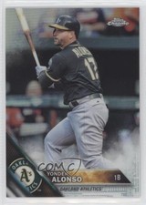 2016 Topps Chrome Update Refractor 126/250 Yonder Alonso #HMT17 3j3
