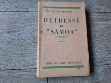 détresse du samoa Alain Serdac dédicacé 1931 envoi autographe marine