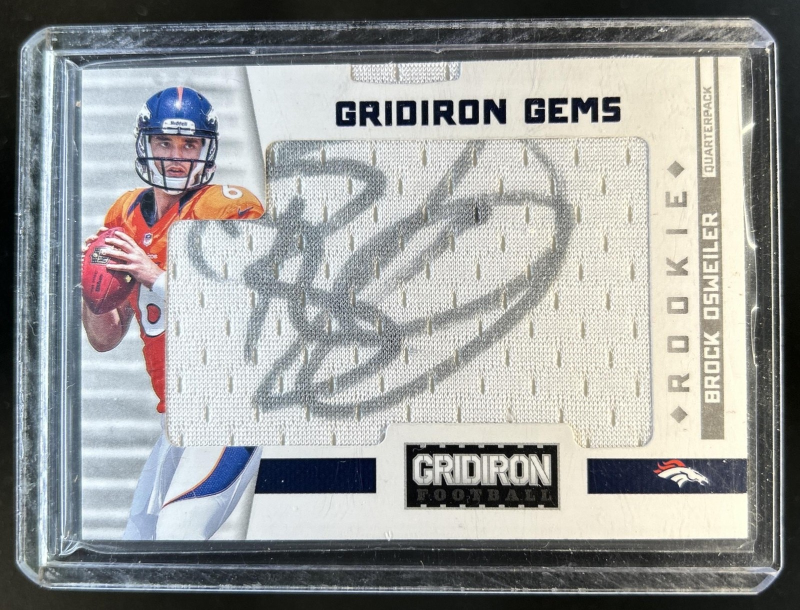 Brock Osweiler Panini Gridiron Rookie Gridiron Gems #331 Autograph