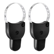 2pcs Body Measure Tape 60" 150cm Measure Retractable Measuring Tape Black