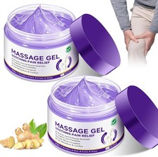 2Pcs Soothing Relief Massage Gel   Turmeric  Emu Oil Arthritis Purple Gel,for