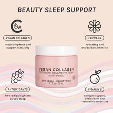 Pacifica Beauty, Vegan Collagen Overnight Recovery Eye Face Cream 1.7 Oz