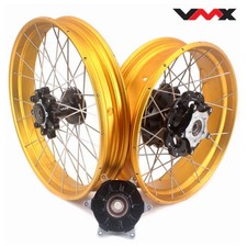 Vmx 1917 Cush Tubeless Spoked Wheels Rims Fit Bmw G310gs 2016-2024 Supermoto Vmx 1917 Cush Tubeless Spoked Wheels Rims Fit Bmw G310gs 2016-2024 Supermoto