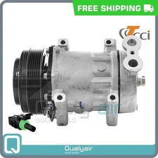 New Compressor for OE Sanden - 125mm 6 Groove Clutch 12V