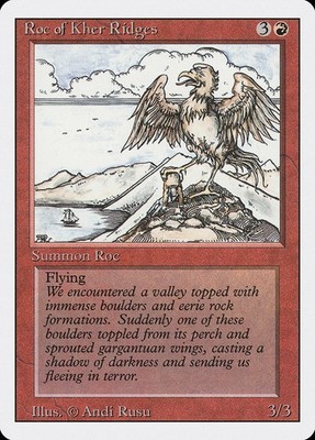 1x Roc of Kher Ridges - MP - Revised Edition - SPARROW MAGIC mtg