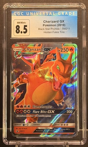 Charizard-GX graded CGC 8.5 for sale on eBay