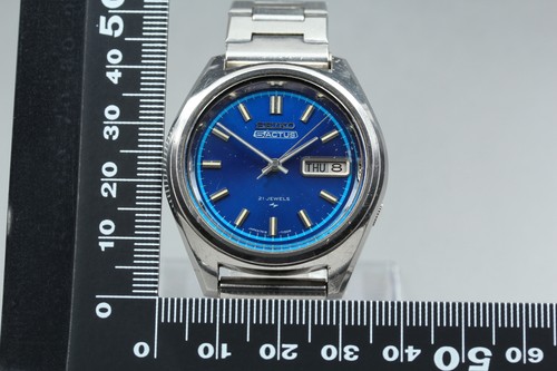 Exc+5] Seiko 5 Actus 7019-7060 Blue Dial Men's Autom… - Gem