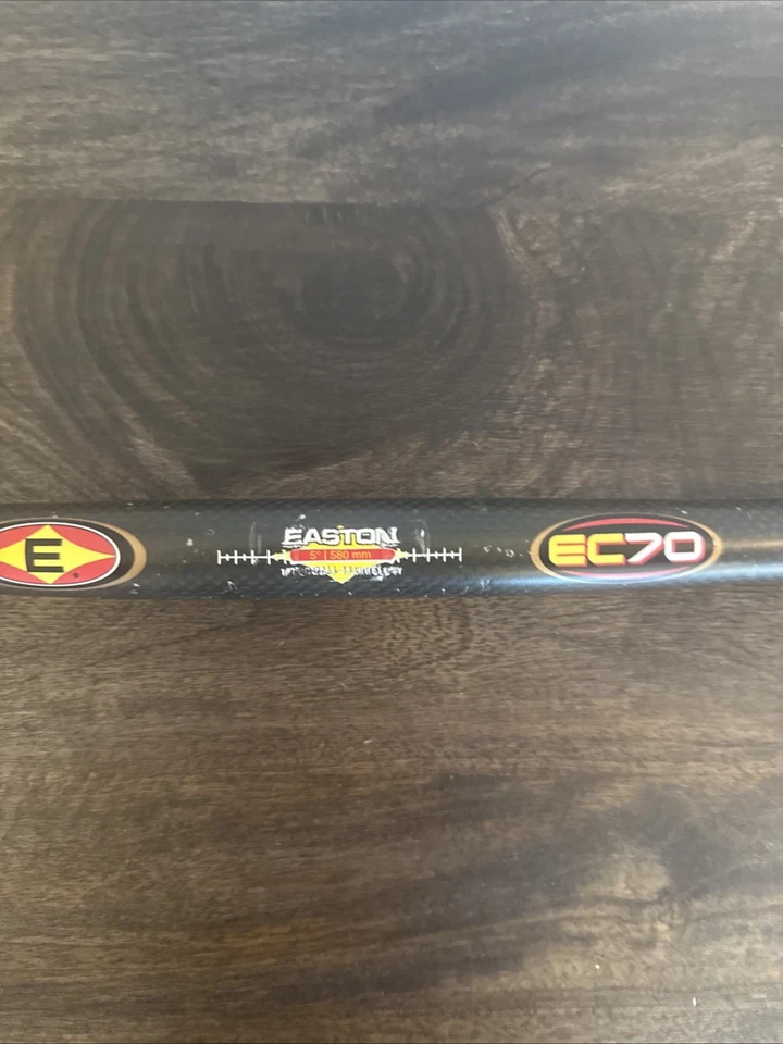 Manillar plano de carbono Easton EC70 530 mm 25,4 mm abrazadera 3° barrido bicicleta de montaña Foto 2 de 4