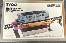 Tyco HO Scale #862 Hopper Car Unloading Set Virginian 2106 NOS