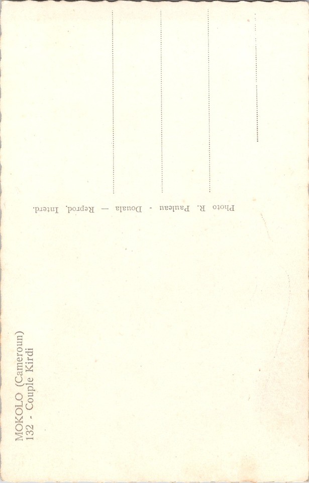 Africa Caneroon Nude Black Male gay int original old 1930-1950s photo postcard eBay UK