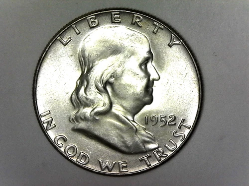 1952, Franklin Half Dollar-Unc