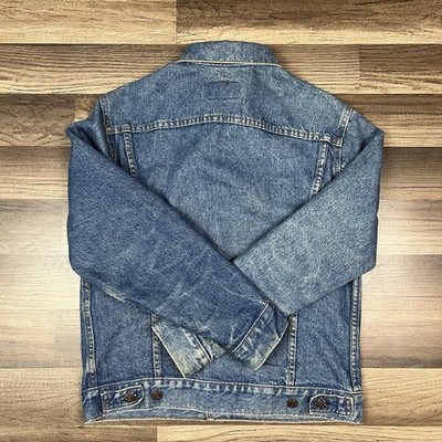 Vintage Levis Denim Jacket Trucker Blue Jean 70506-0214 USA Type
