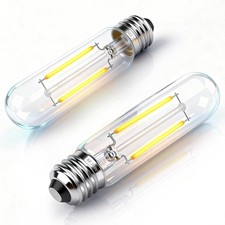 T10 LED Bulb Dimmable Tubular Light Bulb E26 4W Equal 40 Watt Long Edison Light