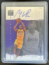 2023-24 Panini Impeccable Metta World Peace Immortal Ink Auto #/49 Lakers