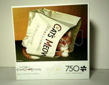 Wysocki Cats Puzzle Dudley Wadsworth Catsinbag 750 Pc Buffalo Games Made in USA